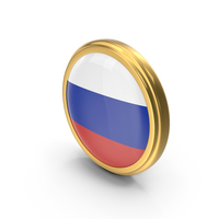 Round Flag of Russia PNG & PSD Images