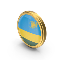 Round Flag of Rwanda PNG & PSD Images