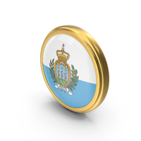 Round Flag of San Marino PNG & PSD Images