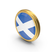 Round Flag Of Scotland PNG & PSD Images