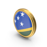 Round Flag of Solomon Islands PNG & PSD Images