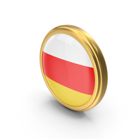 Round Flag Of South Ossetia PNG & PSD Images