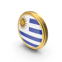 Round Flag Of Uruguay PNG & PSD Images