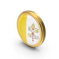 Round Flag of Vatican City PNG & PSD Images