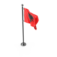 Flag Pole Albania PNG & PSD Images