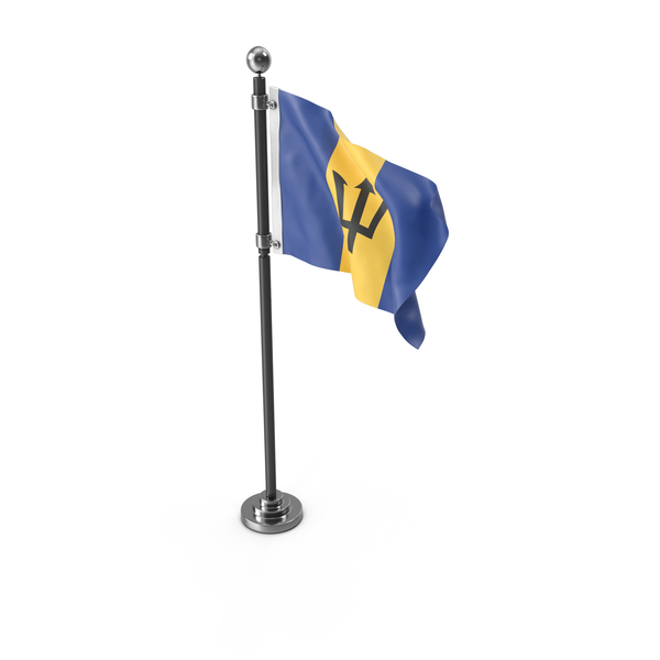 Flag Pole Barbados PNG & PSD Images
