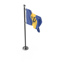 Flag Pole Barbados PNG & PSD Images