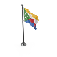 Flag Pole Comoros PNG & PSD Images