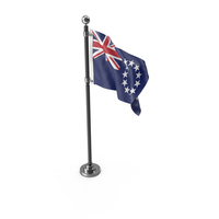 Flag Pole Cook Islands PNG & PSD Images