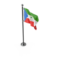 Flag Pole Equatorial Guinea PNG & PSD Images