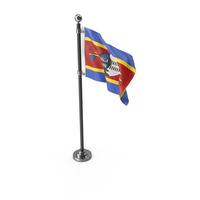 Flag Pole Eswatini PNG & PSD Images