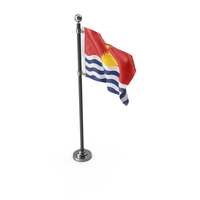 Flag Pole Kiribati PNG & PSD Images