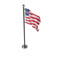 Flag Pole Liberia PNG & PSD Images