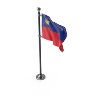 Flag Pole Liechtenstein PNG & PSD Images