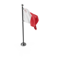 Flag Pole Malta PNG & PSD Images