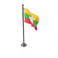 Flag Pole Myanmar PNG & PSD Images