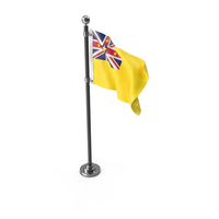Flag Pole Niue PNG & PSD Images