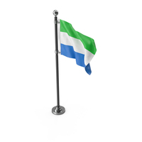 Flag Pole Sierra Leone PNG & PSD Images
