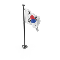 Flag Pole South Korea PNG & PSD Images