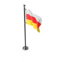 Flag Pole South Ossetia PNG & PSD Images