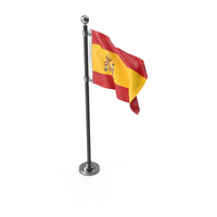 Flag Pole Spain PNG & PSD Images