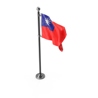 Flag Pole Taiwan Republic Of China PNG & PSD Images