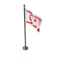 Flag Pole Turkish Republic of Northern Cyprus PNG & PSD Images