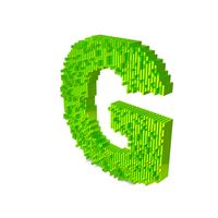 Slice Block Letter G PNG & PSD Images
