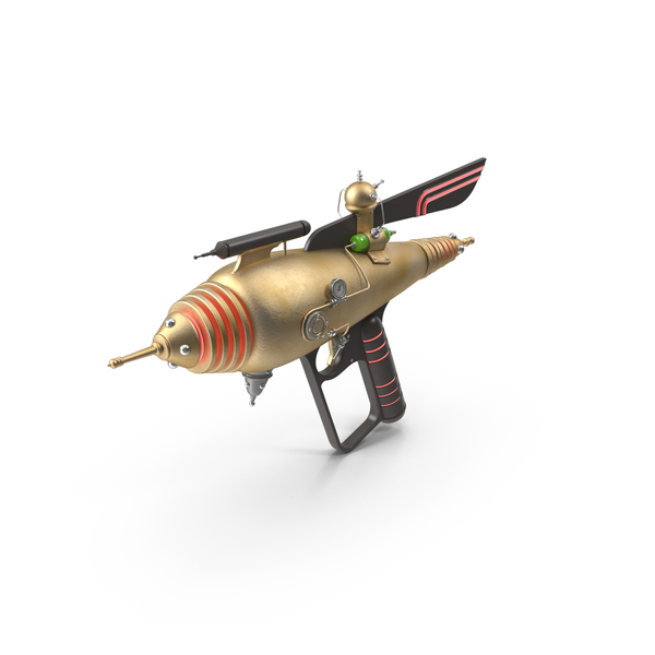 Retro Laser Gun PNG & PSD Images