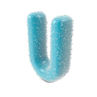 Gummy Candy Alphabet Letter U PNG & PSD Images