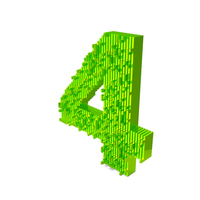 Slice Block Number 4 PNG & PSD Images