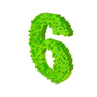 Slice Block Number 6 PNG & PSD Images