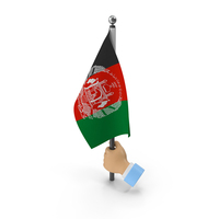 Hand Holding Flag Afghanistan PNG & PSD Images