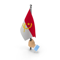 Hand Holding Flag Angola PNG & PSD Images