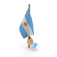 Hand Holding Flag Argentina PNG & PSD Images