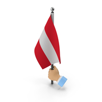 Hand Holding Flag Austria PNG & PSD Images