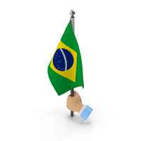 Hand Holding Flag Brazil PNG & PSD Images