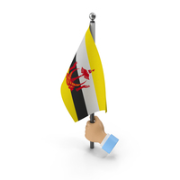 Hand Holding Flag Brunei PNG & PSD Images