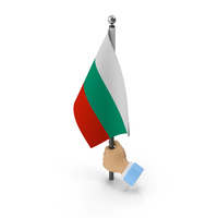 Hand Holding Flag Bulgaria PNG & PSD Images