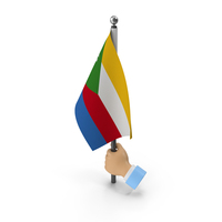 Hand Holding Flag Comoros PNG & PSD Images