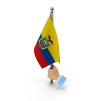 Hand Holding Flag Ecuador PNG & PSD Images