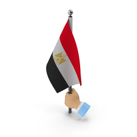 Hand Holding Flag Egypt PNG & PSD Images