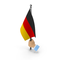 Hand Holding Flag Germany PNG & PSD Images