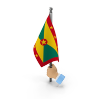 Hand Holding Flag Grenada PNG & PSD Images