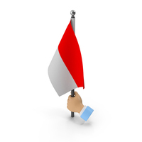 Hand Holding Flag Indonesia PNG & PSD Images