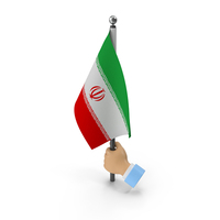 Hand Holding Flag Iran PNG & PSD Images