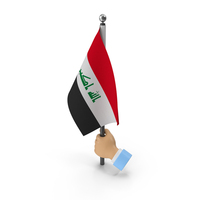 Hand Holding Flag Iraq PNG & PSD Images