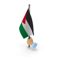 Hand Holding Flag Jordan PNG & PSD Images