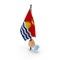 Hand Holding Flag Kiribati PNG & PSD Images