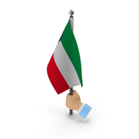 Hand Holding Flag Kuwait PNG & PSD Images